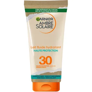 Garnier - Lait fluide hydratant FPS30 Protection solaire 175 ml unisex pas cher
