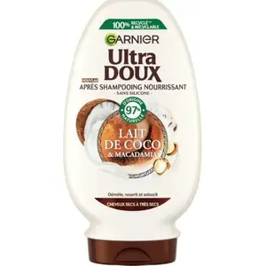 Garnier Ultra Doux Après-Shampooing au Lait de Coco et Macadamia 250mlVendu parnocibe