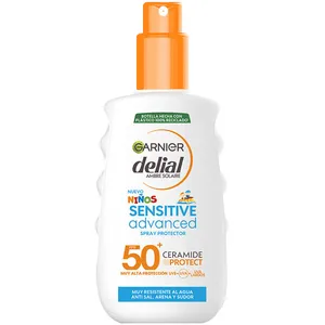 Garnier Kids Sensitive Advanced spray protecteur SPF50+ 150 ml pas cher