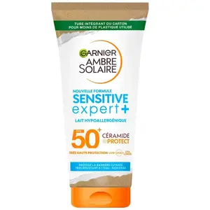 Garnier - Lait solaire hypoallergénique FPS50+ Protection solaire 175 ... pas cher