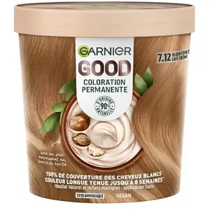 Comparateur de prix : Garnier Good Coloration N°7.12 Blond Foncé Café Crème