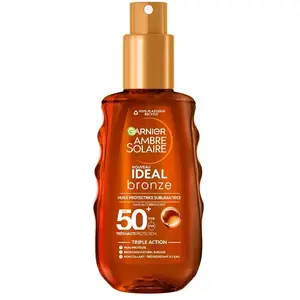 Garnier Ambre Solaire Ideal Bronze Huile Sublimatrice Protectrice SPF5... pas cher