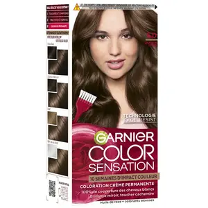 Comparateur de prix : Garnier Color Sensation Coloration Permanente 5.0 Châtain Clair