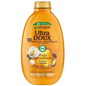 Garnier Ultra Doux Shampooing Nourrissant Huiles Merveilleuses 600 ml pas cher