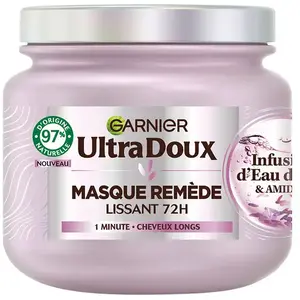 Comparateur de prix : Garnier Ultra Doux Masque Remède Lissant Infusion d'Eau de Riz 340ml