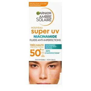 Garnier Ambre solaire Super UV Niacinamide fluide anti-imperfections S... pas cher