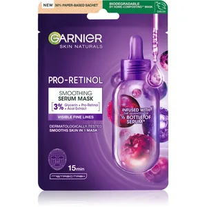 Comparateur de prix : Garnier Skin Naturals Pro-Retinol masque en tissu lissant 22 g