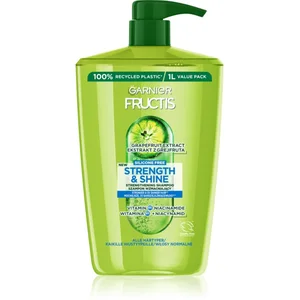 Garnier Fructis Strength & Shine shampoing fortifiant pour tous types de cheveux 1000 ml pas cher