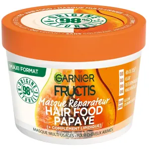 Hair Food Masque réparateur - Papaye - Cheveux abimés - 390 ml Vendu parjoybuy