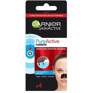 Comparateur de prix : Patchs pour le Nez Anti-Points Noirs Pure Active Charbon Garnier x 4