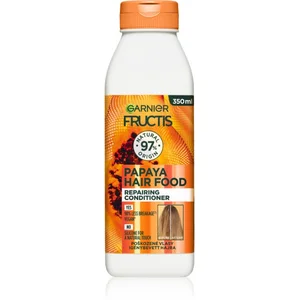 Comparateur de prix : Garnier Fructis Papaya Hair Food après-shampoing régénérant pour cheveux abîmés 350 ml