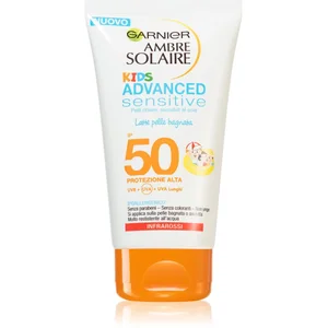 Garnier Ambre Solaire Sensitive Advanced lait protecteur solaire pour enfant SPF 50 150 ml pas cher