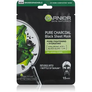 Comparateur de prix : Garnier Masque Facial Détox au Charbon Nettoyant en Profondeur - 30 ml