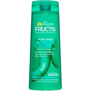 Garnier FRUCTIS PURE FRESH agua coco fortificante champú 300 ml TU pas cher