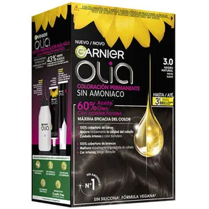 Comparateur de prix : Colorations Garnier  Olia Coloration Permanente 3,0-noir 4 Pcs
