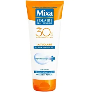 Merkloos / Sans marque Mixa Solaire Lait SPF30 Peaux Sensibles 200ml pas cher