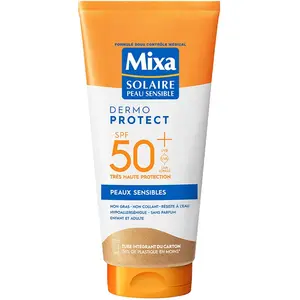 Lait Solaire - Mixa - Dermo Protect - SPF50+ - 175ml - Peaux Sensibles pas cher