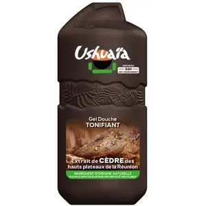 Ushuaïa Gel Douche Tonifiant Cèdre Réunion 280ML pas cher