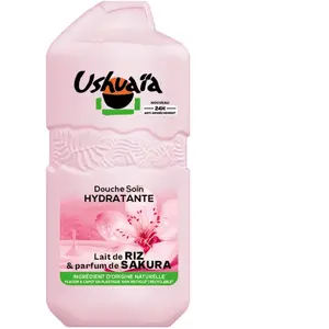 Ushuaïa Douche Soin Hydratante au Lait de Riz et Fleur de Sakura 280ML pas cher