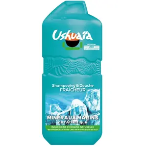 Ushuaïa - Fraicheur Minéraux Marins de l'Atlantique Gel douche 490 ml ... pas cher