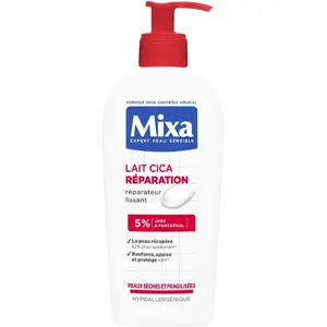 Comparateur de prix : Mixa Lait réparateur lissant - Urée & panthénol - Peaux sèches & fragilisées - 400 ml