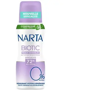 Narta - BactiPur Déodorant Spray Homme Anti-transpirant et Anti-Bactérien 48h Déodorants 100 ml male pas cher