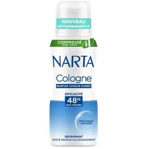 Narta - Cologne Déodorant compressé fraîcheur Cologne efficacité 48h Déodorants 100 ml female pas cher
