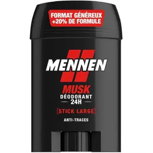 Comparateur de prix : Mennen Mennen - Musk Deodorant Homme 24h Stick Large Sans Alcool Anti ...
