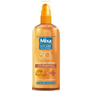 Mixa - Huile Solaire Anti-dessèchement SPF 30 - Peau Sensible - TU pas cher