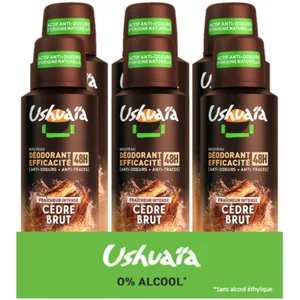 Ushuaia Ushuaia - Ushuaia Atomiseur Homme Cèdre Brut 150 Ml pas cher