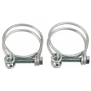 Cap Vert 2 Colliers double-fil inox 31 - 34 mm