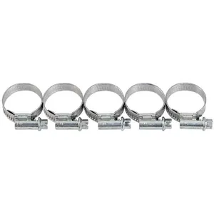 Cap Vert 5 Colliers de serrage à bande inox 8mm / 32-52 mmVendu paramazon