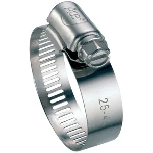CAP VERT - 2 Colliers de serrage à bande inox 13 mm / 18-28 mm