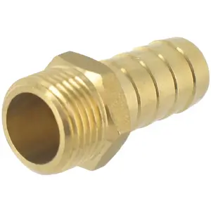 Embout cannelé 6 pans droit M Cap Vert Filetage 20x27mm Ø15mmVendu paramazon