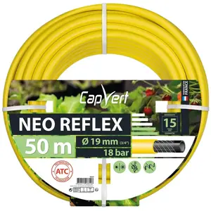 Tuyau d'arrosage Néo Reflex Cap Vert - Diamètre 19 mm - Longueur 50 m pas cher
