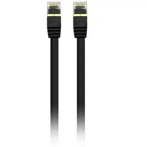 Textorm Câble RJ45 Plat CAT 8.1 U/FTP (noir) - 10 m pas cher