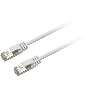 Textorm Câble RJ45 CAT 6 F/UTP - mâle/mâle - 1 m - Blanc pas cher