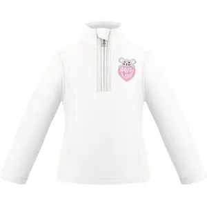 Poivre Blanc Veste Polaire Micro Fleece Sweater 1540 White Fille blanc...