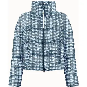 Poivre Blanc Doudoune Synthetic Down 1203 Tweed Gothic Blue Femme bleu... pas cher