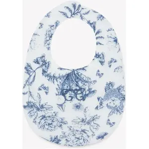 Tartine et Chocolat - Bavoir Toile de Jouy Bleu marine taille unique pas cher