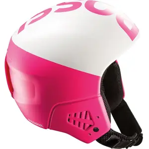 Comparateur de prix : Rossignol Casque Racing Femme Hero 9 Fis Impacts W (Avec Mentonnière)