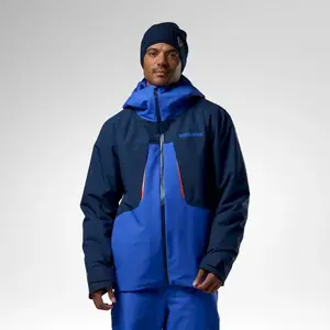 Rossignol - Veste de ski imperméable et isolante en Primaloft® - M Velika Insulated Ski Jacket Dazzle Blue/Dark Navy  - Taille L - Bleu pas cher