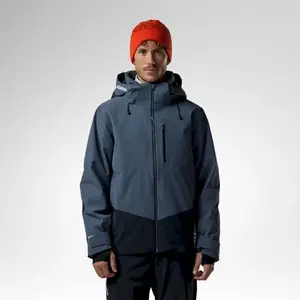 Rossignol - Veste de ski imperméable et isolante en Primaloft® - M 4Ws Blackside Insulated Jacket Turbulence/Black  en Nylon - Taille M - Gris pas cher
