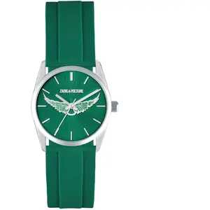 Montre Femme Zadig & Voltaire - ZVW1106 Bracelet Silicone Vert pas cher