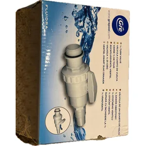 Vanne d'arrêt 1-4 de tour + embout cannelé Ø 32-38 mm - GRE - 621702 pas cher