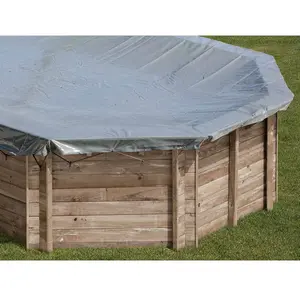 Comparateur de prix : Gre Bâche d'hivernage pour piscine bois ronde Violette Ø 5,00 m - Gré