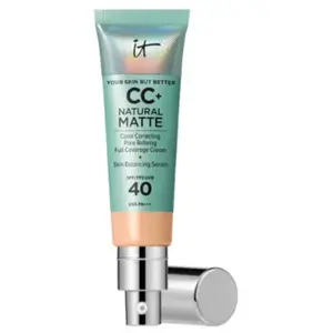 Comparateur de prix : IT Cosmetics CC Plus Crème Correctrice Matte SPF 40 Light Medium 32ml