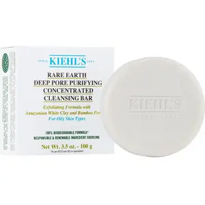 KIEHL'S Rare Earth Deep Pore Purifying Concentrated Cleansing Bar 100 ... pas cher