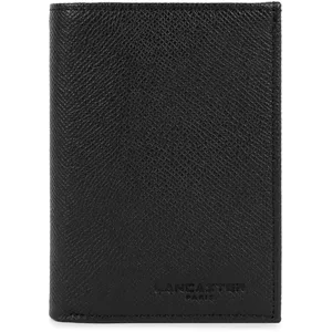 Portefeuille Lancaster Pliée Delphino Lucas 112-14 Noir pas cher