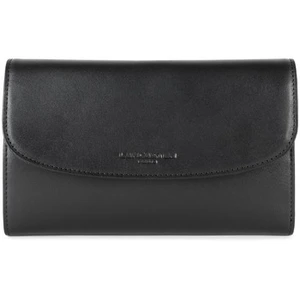 Lancaster - Grand Portefeuille En Cuir À Rabat - Paris Pm - Noir- Femme pas cher